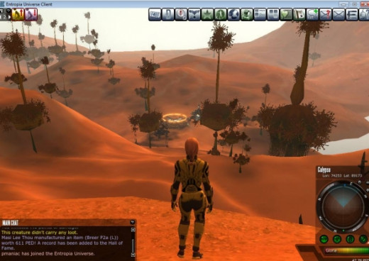 Wonderful scenery in Entropia Wonderful scenery in Entropia