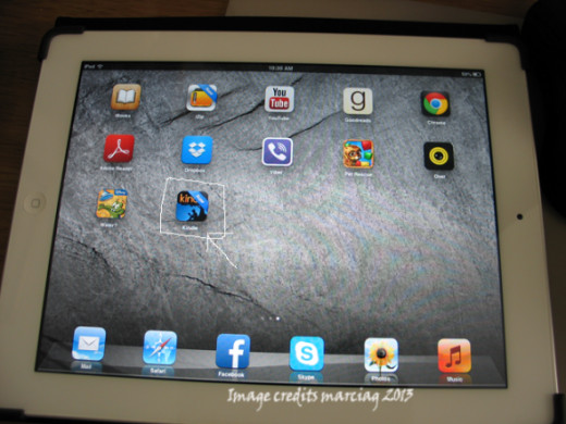 open your iPad app