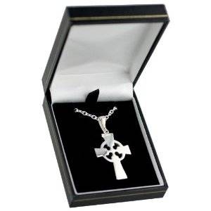 hand engraved Celtic Cross