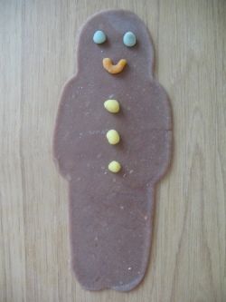 Play-dough Gingerbread Man