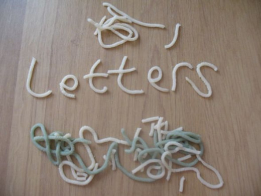 Play-dough Letters