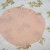 Fold the edge of the circle over and stitch in place. Fold the edge of the circle over and stitch in place.