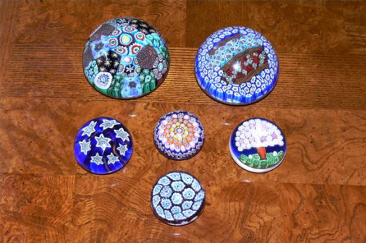 Venetian glass paperweights