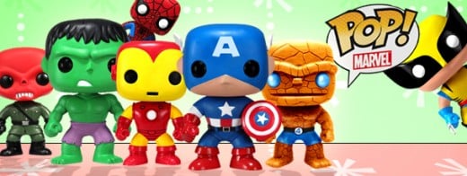 Buy individual characters or a complete set of Marvel comic book Pop Heroes