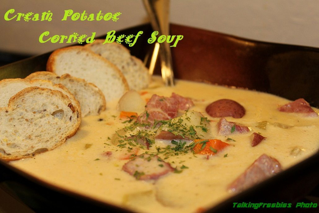 Creamy Potato Corned Beef Soup