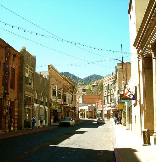 Modern downtown Bisbee, Arizona