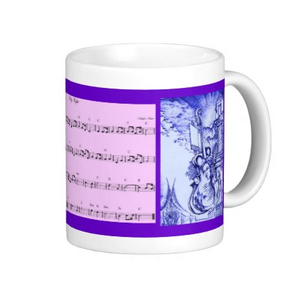 I am particularly proud of this design which has the melody of O Holy Night. You can play it while you wait for your coffee to cool and the tune will be right. 