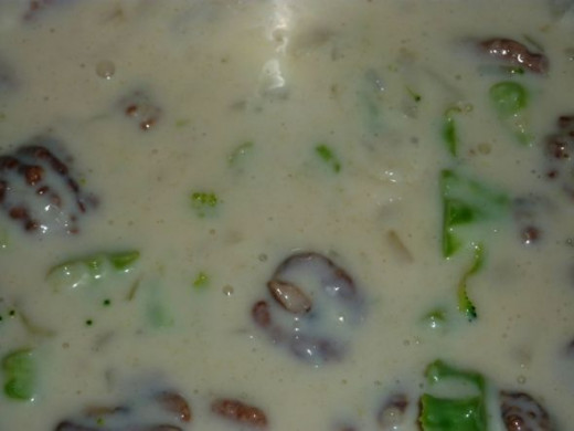Broccoli and walnut soup - adding more liquid
