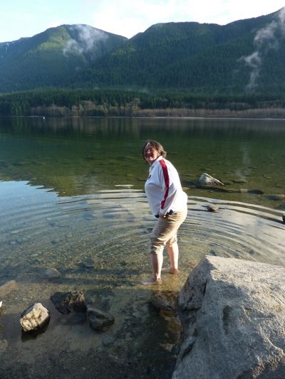 Paddling in Lake Alouette December 2012!