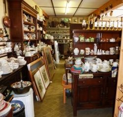Brass, silver and china collectibles