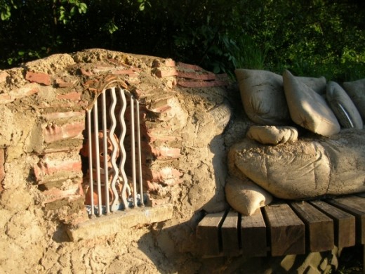 We can honestly say that here we have found someone a little less comfortable with the soft furnishings.... Thanks to Dave Kitchen for his prisoner sculpture! The prisoner is a former dictator and he is being drowned by water rising in his cell!