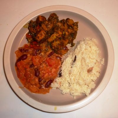 The final result - a delicious supper