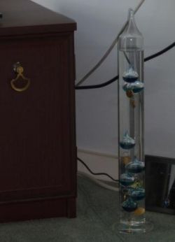 Dad's Galileo Thermometer