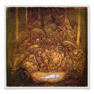 Root trolls By John Bauer Poster by MyOtherPlanet