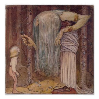 John Bauer Troll herb Poster by MyOtherPlanet