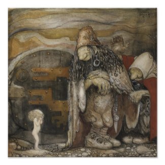 John Bauer Trolls Poster by MyOtherPlanet