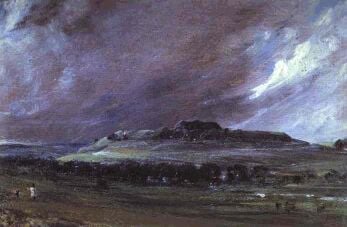 Old Sarum painted by Constable