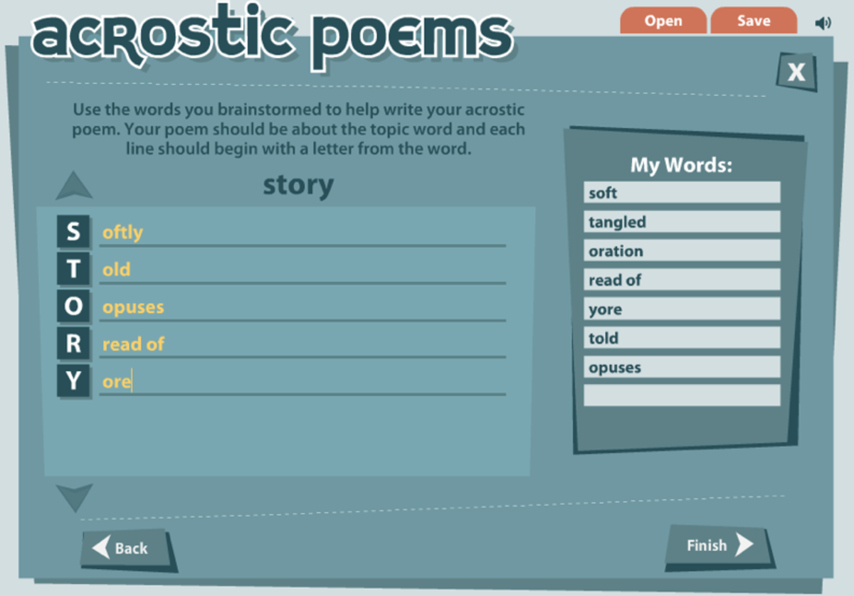 Online help writing poems