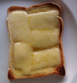 The cheese toastie slice.