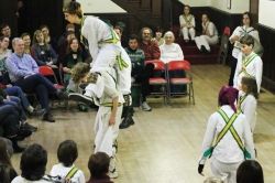 Banbury Cross at Midwinter Morris celebration, Newton, Massachusetts