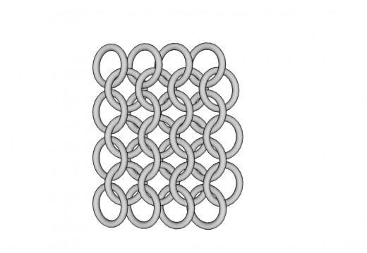 European 4 in 1, the basic armor weave