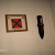Flag Under Glass and Knife Flag Under Glass and Knife