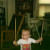 Playing drums like his daddy. Playing drums like his daddy.