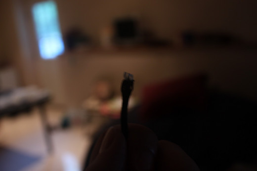 frayed end