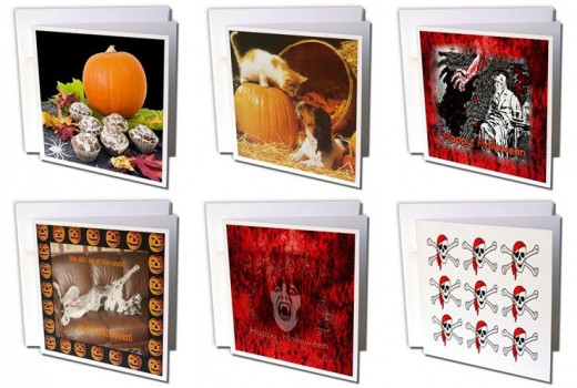 Halloween Cards Sandy Mertens on Amazon
