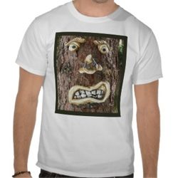 Angry Face Tree Tees by Sandyspider Gifts on Zazzle