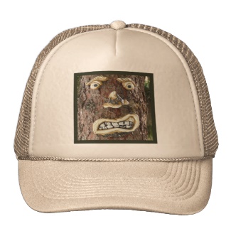 Angry Face Tree Hat Sandyspider on Zazzle 