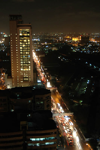 One of the most iconic buildings in Karachi is the MCB Tower shown in this photo by Mohsin Hassan.
