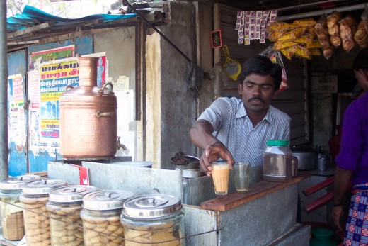 A handsome Chai seller in India