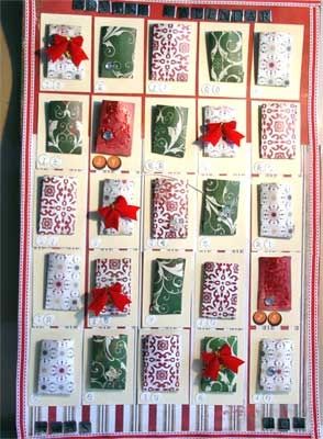 Hand Made Advent Calendar for Child or Adult