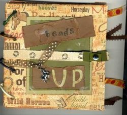 Mini Album with Distressed Cover