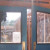 The high school's front doorway. The high school's front doorway.
