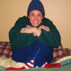 All dressed for bed!