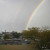 A double rainbow after a hard rain. A double rainbow after a hard rain.