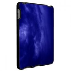 Dark Blue Cloudy Sky iPad Case