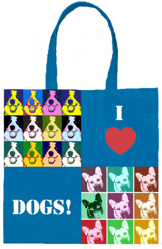 Two quilt squares used for bag