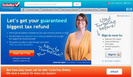 TurboTax website