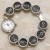 Wristwatch with a Typewriter Key Band Wristwatch with a Typewriter Key Band