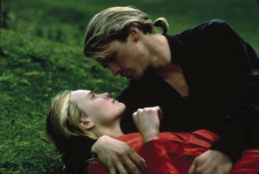 Buttercup (Robin Wright) Princess of Florin, learns her beloved Westley is alive.