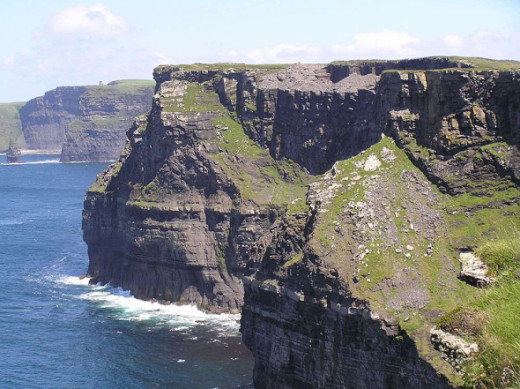 Photo by Wikipedia: The Cliffs of Moher in County Clare, Republic of Ireland.