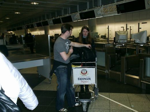 These are the faces for a missed flight in Munich