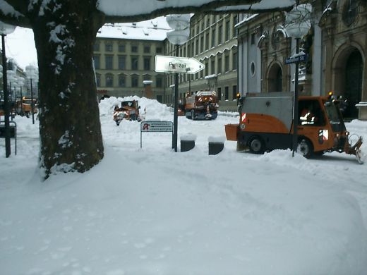 Get that snow cleared up and then get yourself over to the airport, I've got work on Monday.
