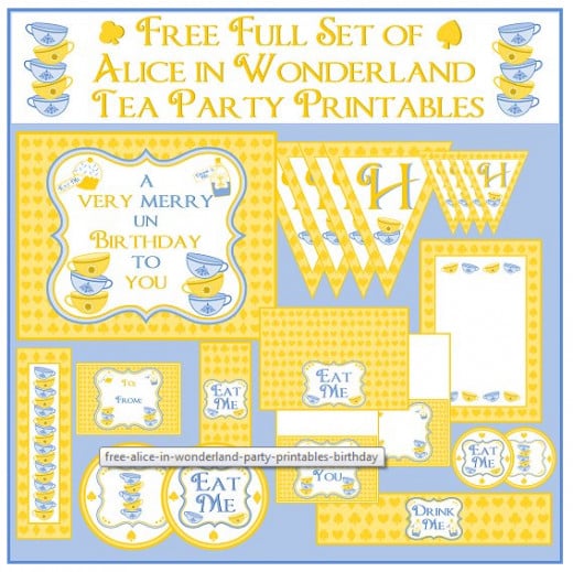 Alice in Wonderland Party DIY Ideas & Free Printables | HubPages