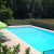 A view of the pool from the top garden A view of the pool from the top garden