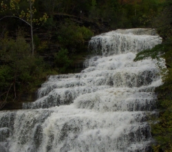 One beautiful waterfall