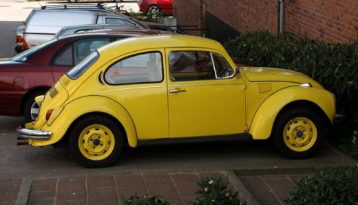 My Bug was yellow, but not as clean-looking as this one.